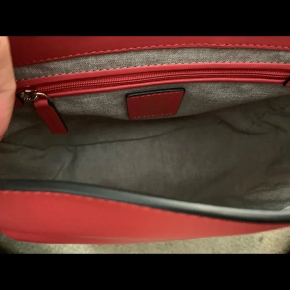 REAL LEATHER! Coral Woven Welden Crossbody Bag - Picture 4 of 6